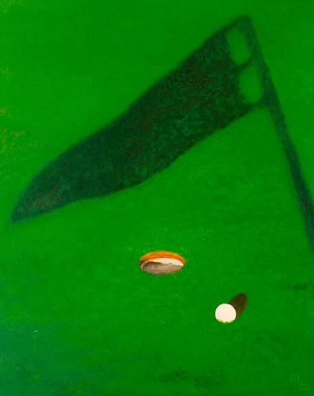 Golf-Kunst von Udo A. Heinrich: Auf dem Green